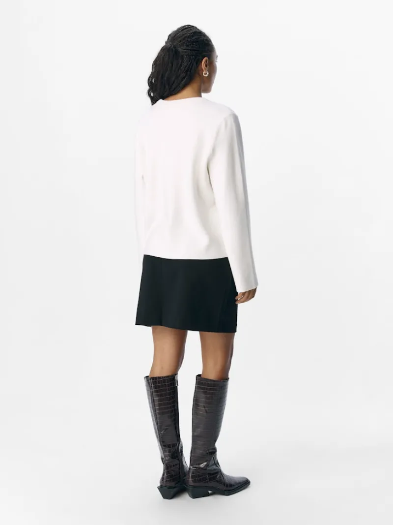 Object Pullover & Sweatshirts*OBJREYNARD O-NECK PULLOVER NOOS Cloud Dancer