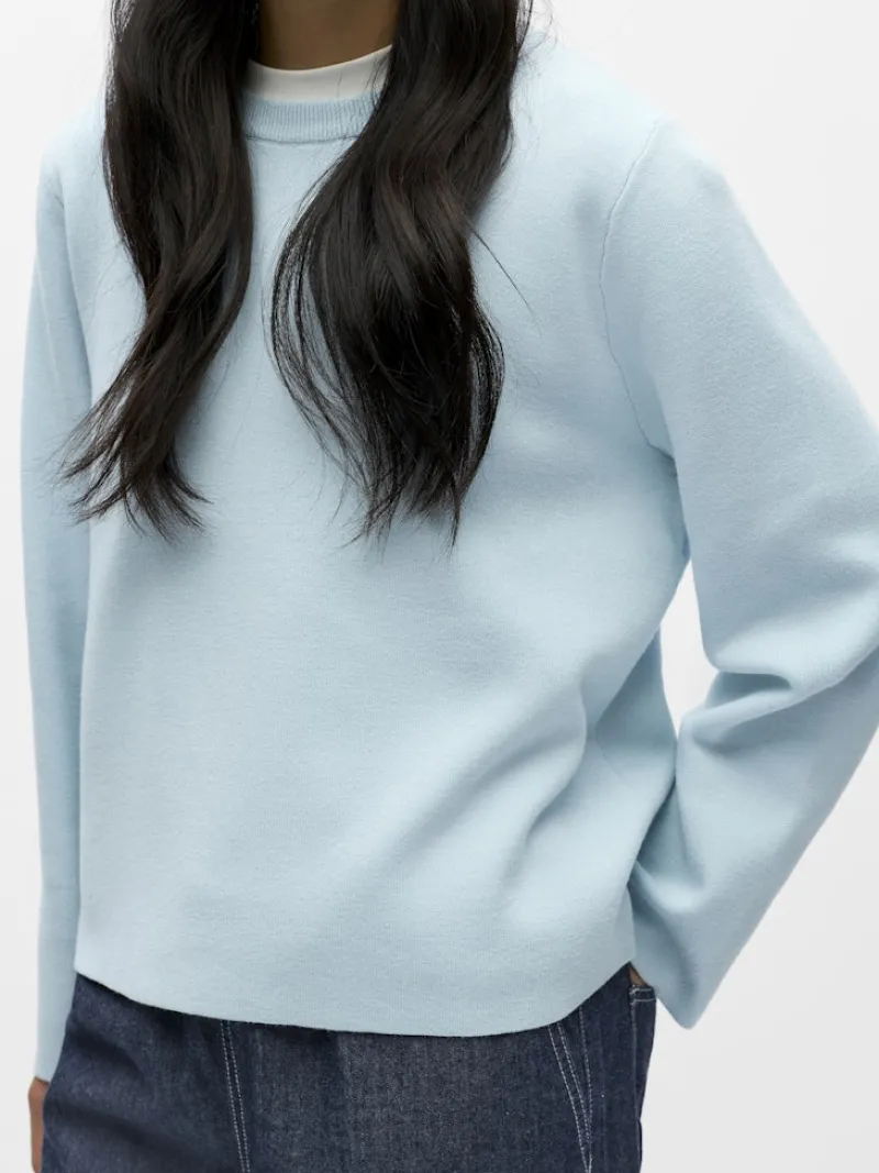 Object Pullover & Sweatshirts*OBJREYNARD O-NECK PULLOVER NOOS winter sky