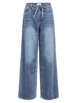 Object Jeans*OBJROSIE MW WIDE JEANS NOOS Medium Blue Denim