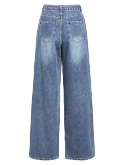 Object Jeans*OBJROSIE MW WIDE JEANS NOOS Medium Blue Denim