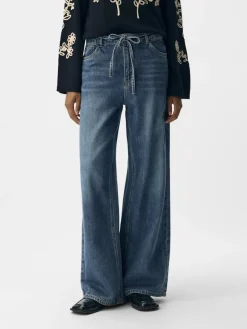 Object Jeans*OBJROSIE MW WIDE JEANS NOOS Medium Blue Denim