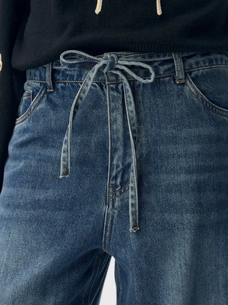 Object Jeans*OBJROSIE MW WIDE JEANS NOOS Medium Blue Denim