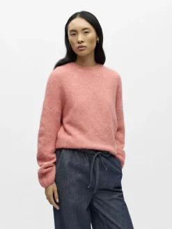 Object Pullover & Sweatshirts*OBJSAGGIA LS LO PULLOVER NOOS lantana