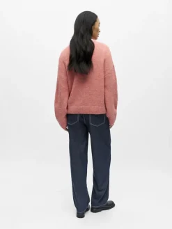 Object Pullover & Sweatshirts*OBJSAGGIA LS LO PULLOVER NOOS lantana