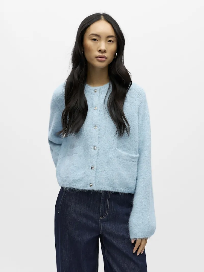 Object Pullover & Sweatshirts*OBJSAGGIA RE L/S KNIT CARDIGAN NOOS winter sky