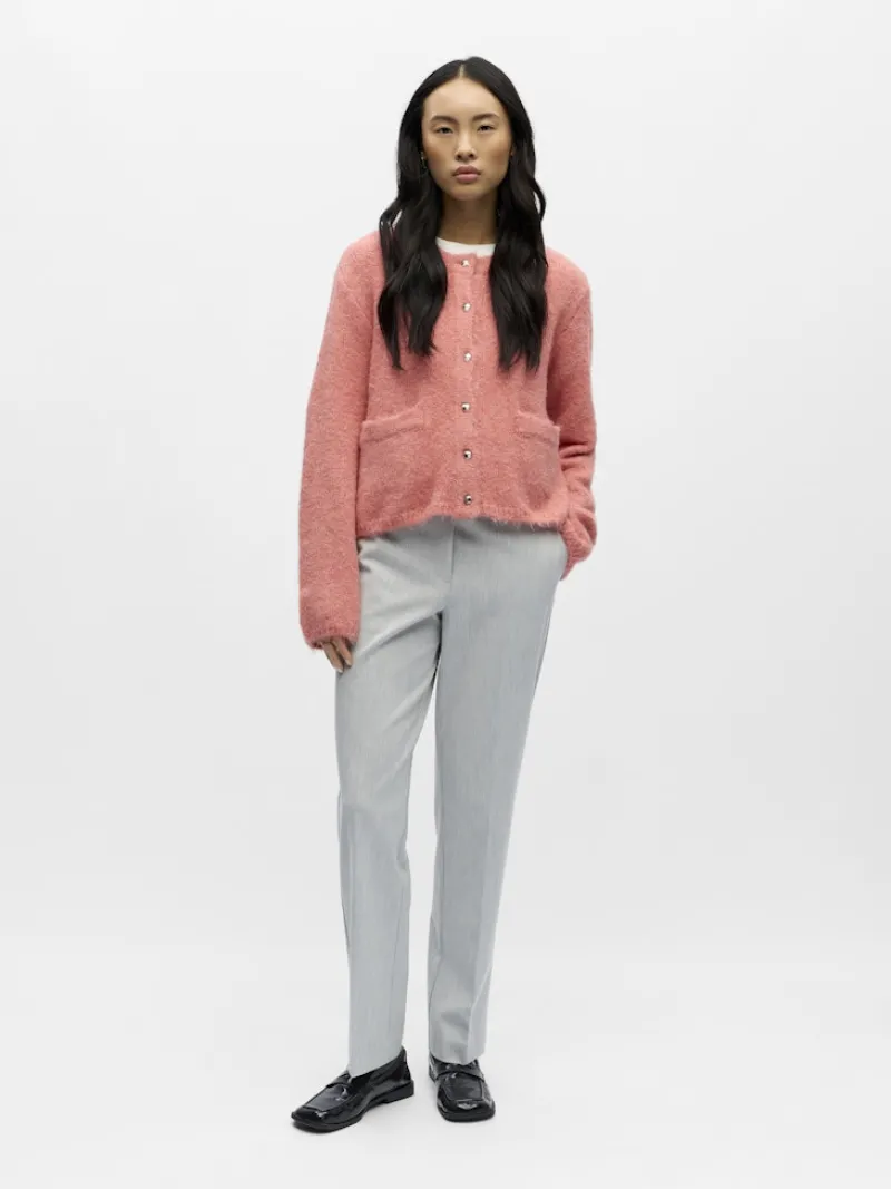 Object Pullover & Sweatshirts*OBJSAGGIA RE L/S KNIT CARDIGAN NOOS lantana