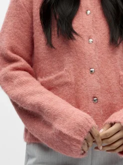 Object Pullover & Sweatshirts*OBJSAGGIA RE L/S KNIT CARDIGAN NOOS lantana