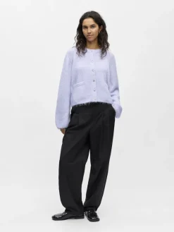 Object Pullover & Sweatshirts*OBJSAGGIA RE L/S KNIT CARDIGAN NOOS baby lavender