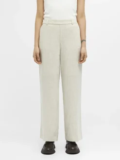 Object Hosen*OBJSANNE ALINE WIDE PANT NOOS sandshell