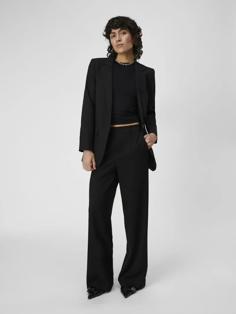 Object Jacken*OBJSIGRID L/S BLAZER NOOS Black