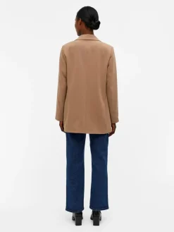 Object Jacken*OBJSIGRID L/S BLAZER NOOS Fossil