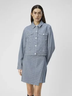 Object Jacken*OBJSOLA TWILL JACKET 132 Light Blue Denim