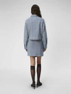 Object Jacken*OBJSOLA TWILL JACKET 132 Light Blue Denim