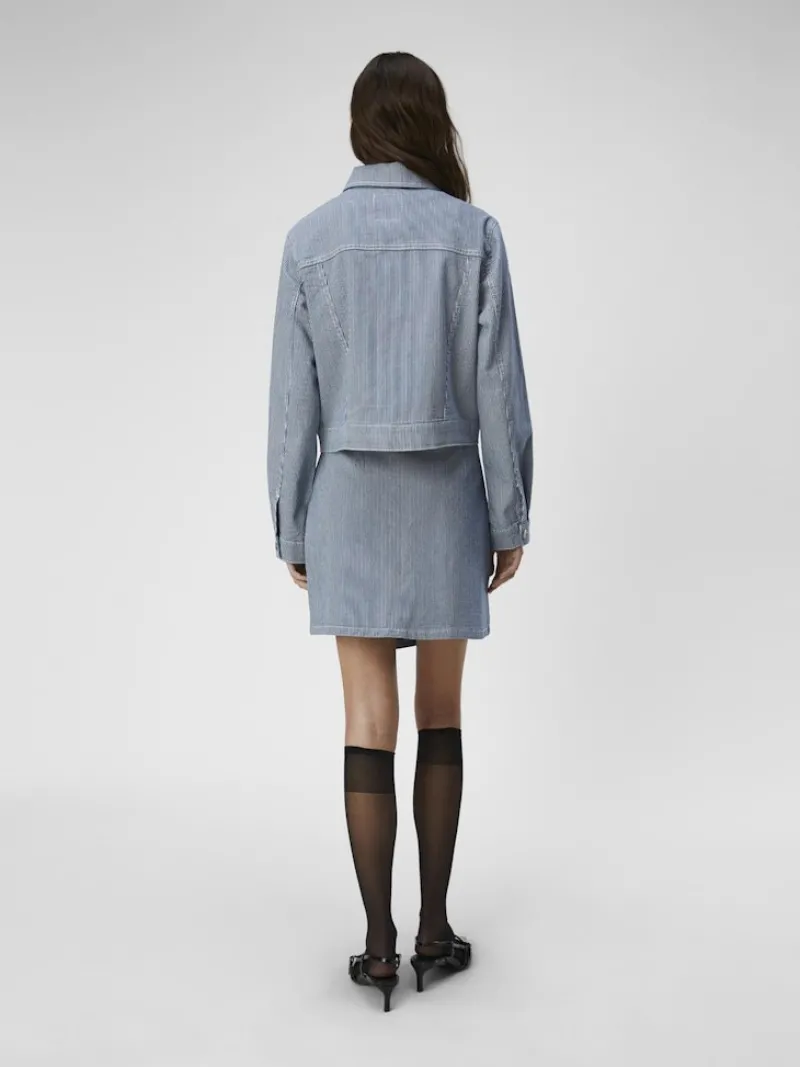 Object Jacken*OBJSOLA TWILL JACKET 132 Light Blue Denim