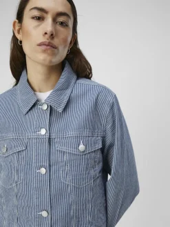 Object Jacken*OBJSOLA TWILL JACKET 132 Light Blue Denim