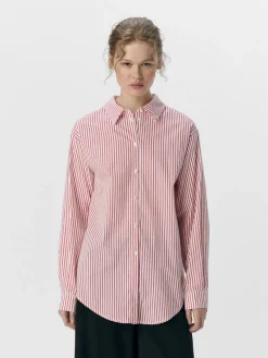 Object Blusen*OBJTUTTA LO L/S SHIRT NOOS white3