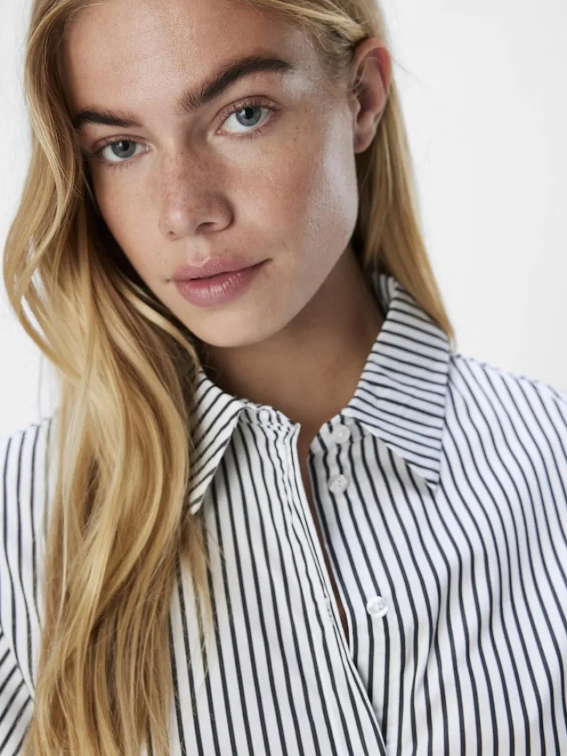 Object Blusen*OBJTUTTA LO L/S SHIRT NOOS white1