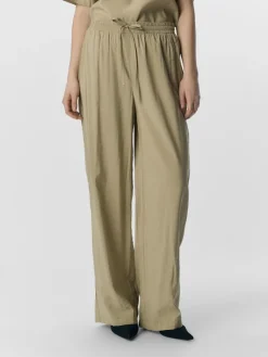 Object Hosen*OBJWYN MW WIDE PANTS 137 Twill