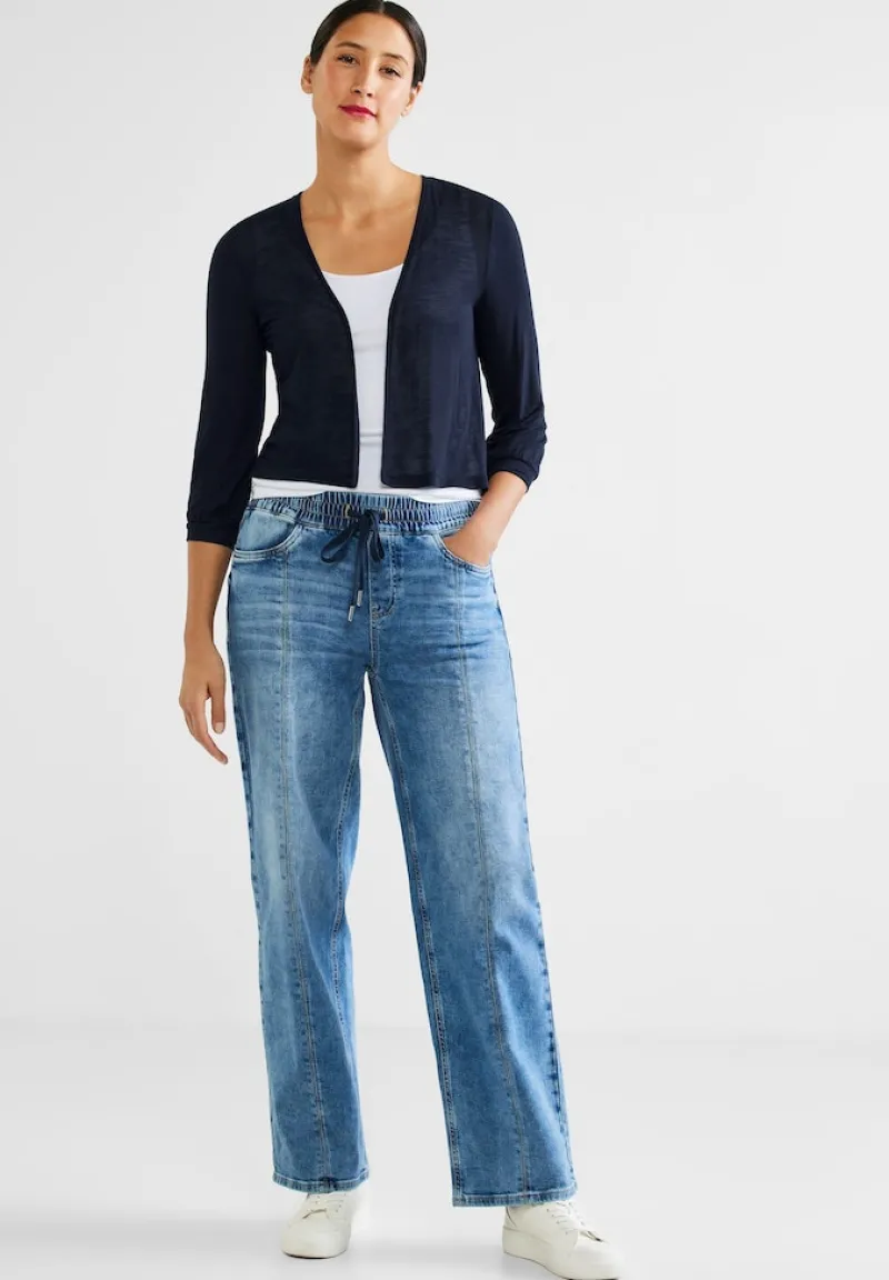 Street One Shirts*Offene Shirtjacke deep blue