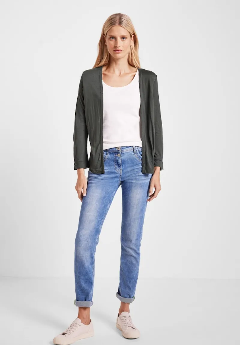 Cecil Shirts*Offene Shirtjacke easy khaki