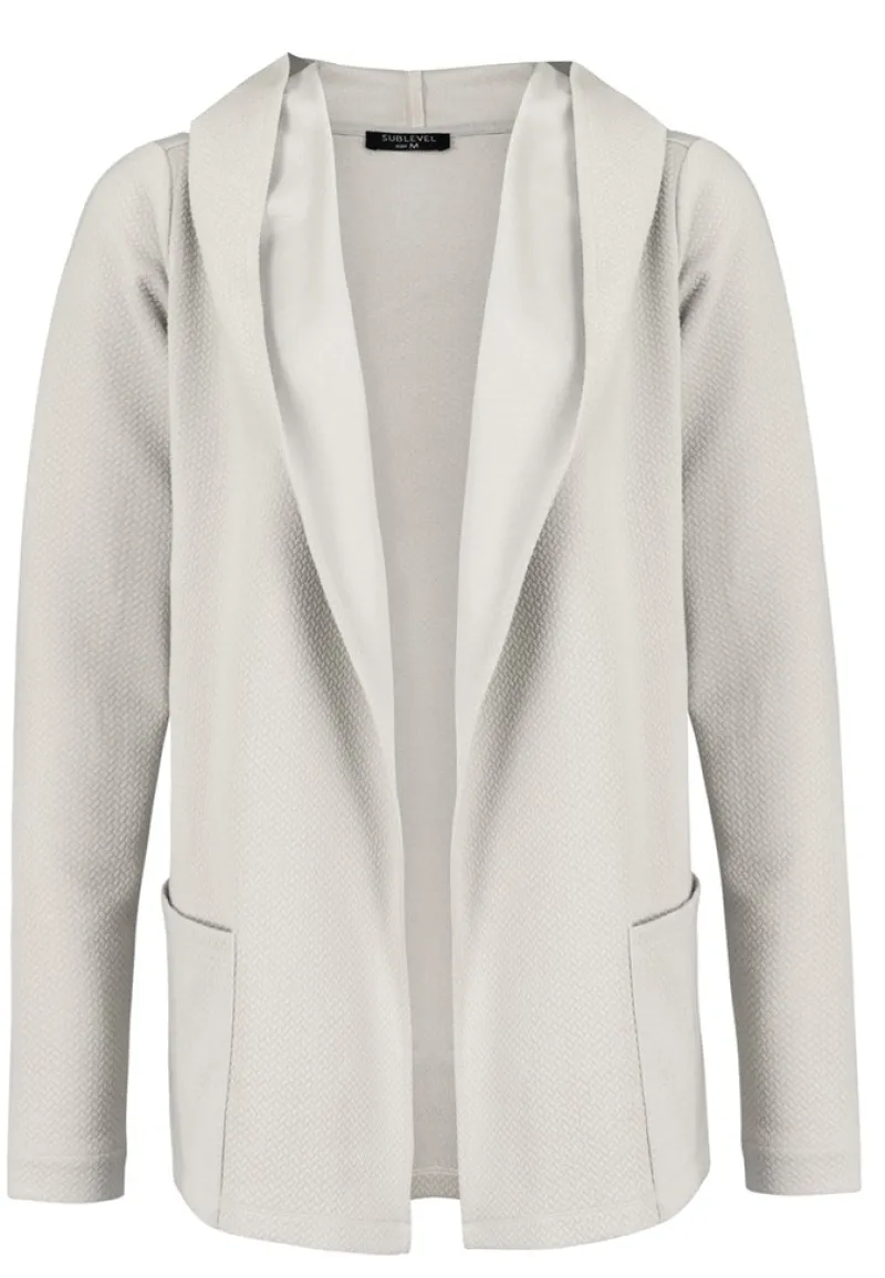 Eight 2 Nine Pullover & Sweatshirts*offene Sweatjacke light sand