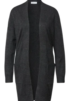 STREET ONE STUDIO Pullover & Sweatshirts*Offener Cardigan industrial grey mel.