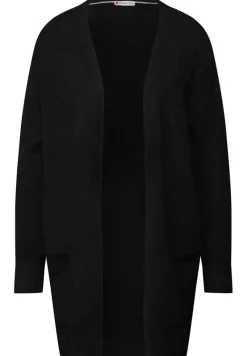 Street One Pullover & Sweatshirts*Offener Cosy Cardigan Black