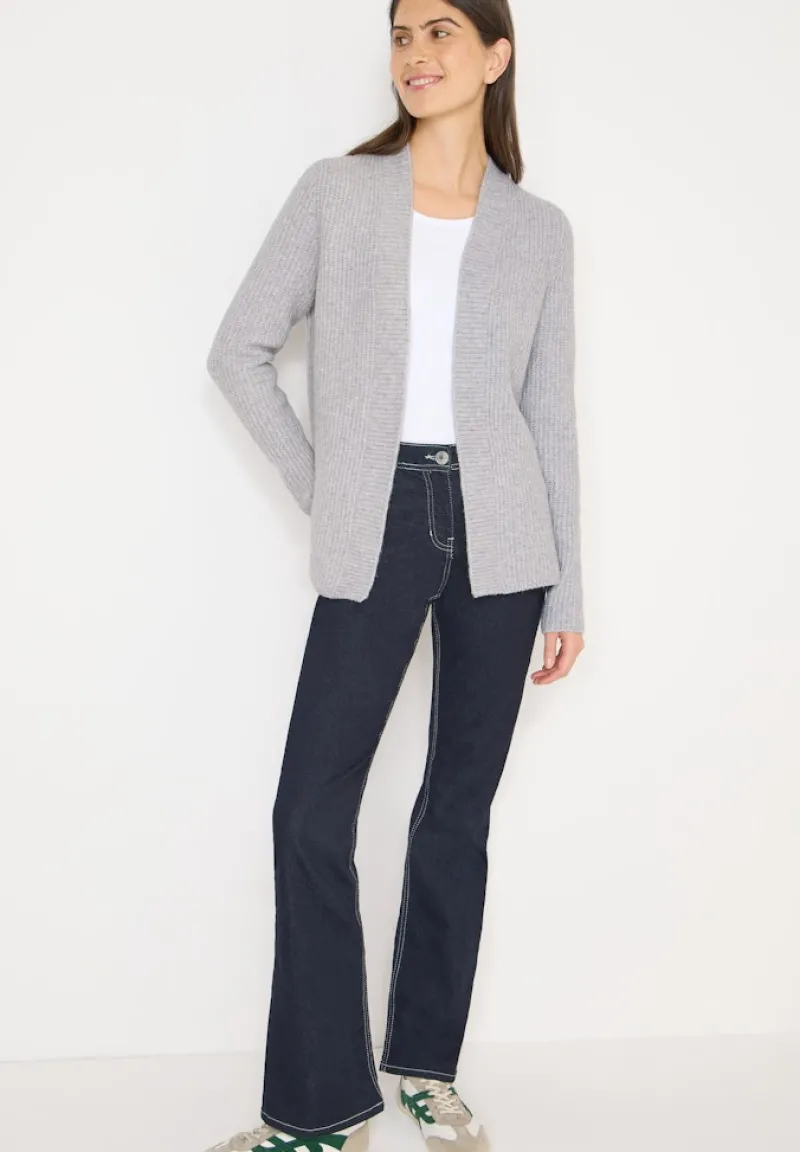 Cecil Pullover & Sweatshirts*Offener Cosy Cardigan luna grey melange