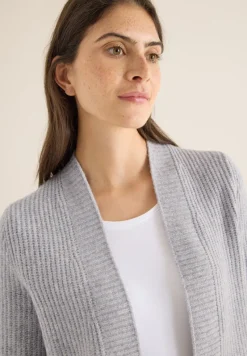 Cecil Pullover & Sweatshirts*Offener Cosy Cardigan luna grey melange