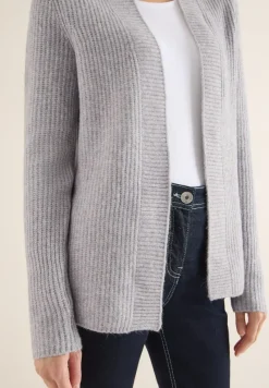 Cecil Pullover & Sweatshirts*Offener Cosy Cardigan luna grey melange