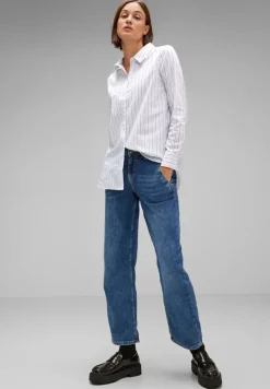 Street One Blusen*Office Longbluse white
