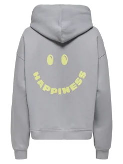 Only Pullover & Sweatshirts*ONLADELE L/S HOOD CS SWT Silver Sconce