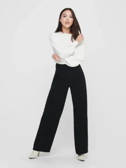 Only Pullover & Sweatshirts*ONLALEXA PUFF L/S PULLOVER KNT Cloud Dancer