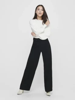 Only Pullover & Sweatshirts*ONLALEXA PUFF L/S PULLOVER KNT Cloud Dancer