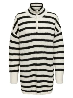 Only Pullover & Sweatshirts*ONLALFRIDA L/S HALF-ZIP CC KNT tofu