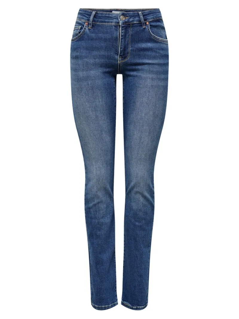 Only Jeans*ONLALICIA REG STRT DNM DOT879 NOOS Medium Blue Denim