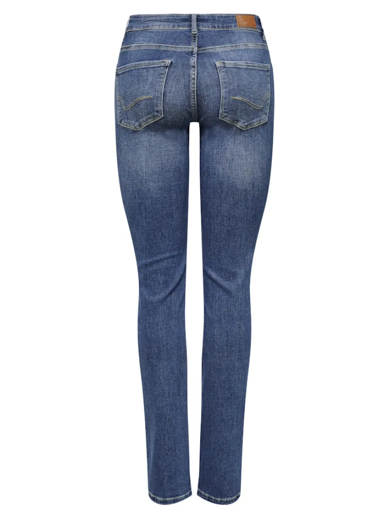 Only Jeans*ONLALICIA REG STRT DNM DOT879 NOOS Medium Blue Denim
