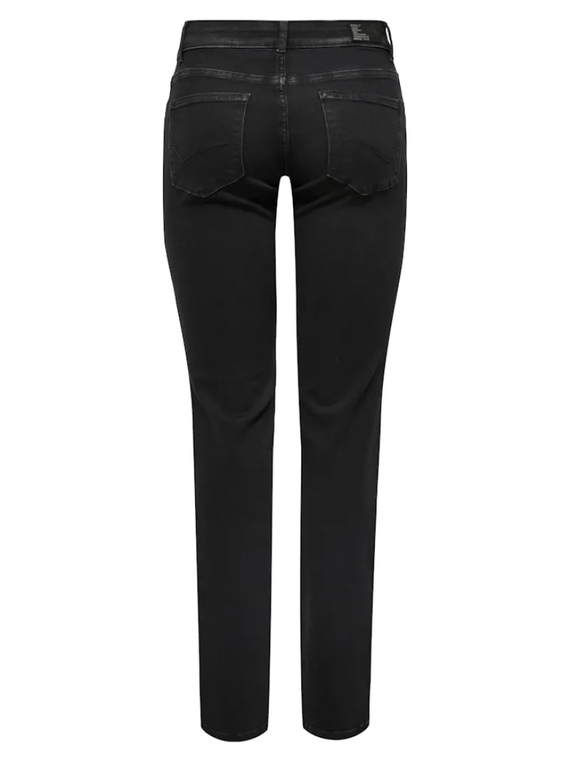 Only Jeans*ONLALICIA REG STRT DNM DOT297 NOOS Washed Black