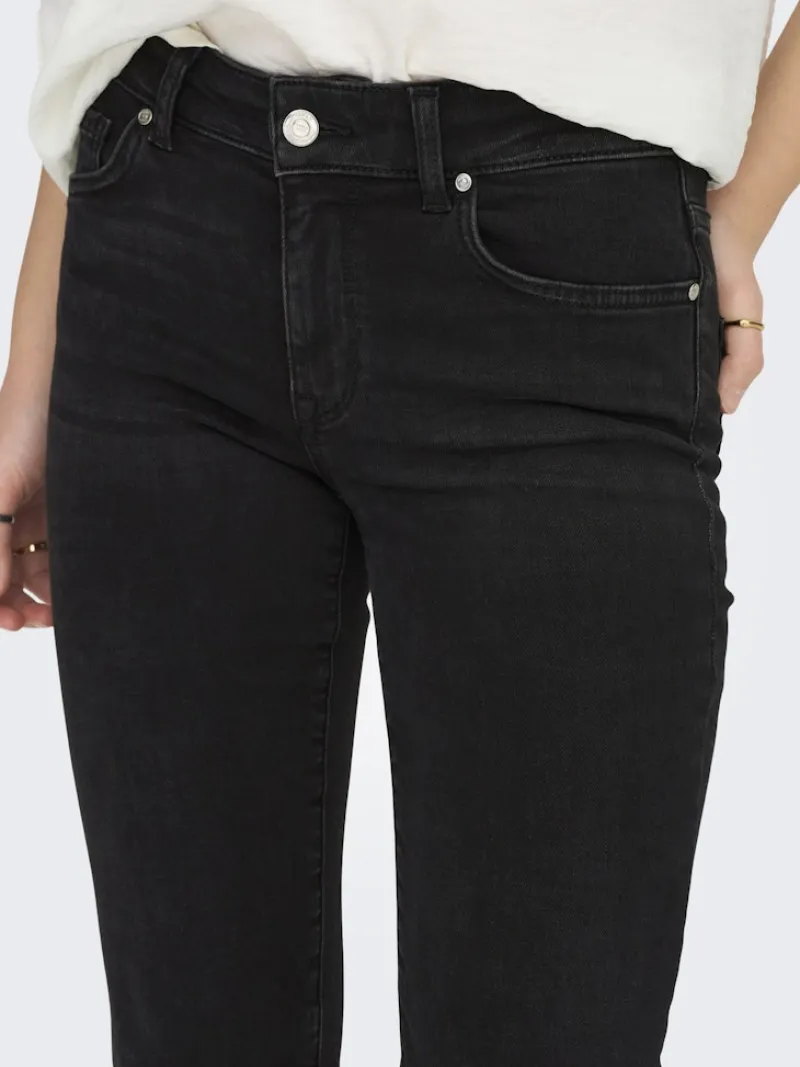 Only Jeans*ONLALICIA REG STRT DNM DOT297 NOOS Washed Black