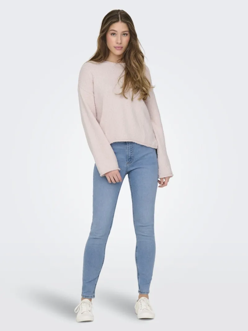 Only Pullover & Sweatshirts*ONLALVILDA LS O-NECK CC KNT Rose Smoke