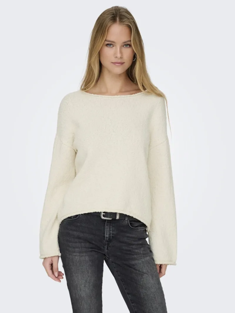 Only Pullover & Sweatshirts*ONLALVILDA LS O-NECK CC KNT birch