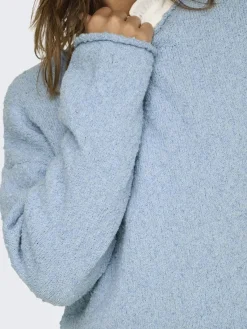 Only Pullover & Sweatshirts*ONLALVILDA LS O-NECK CC KNT soft chambray