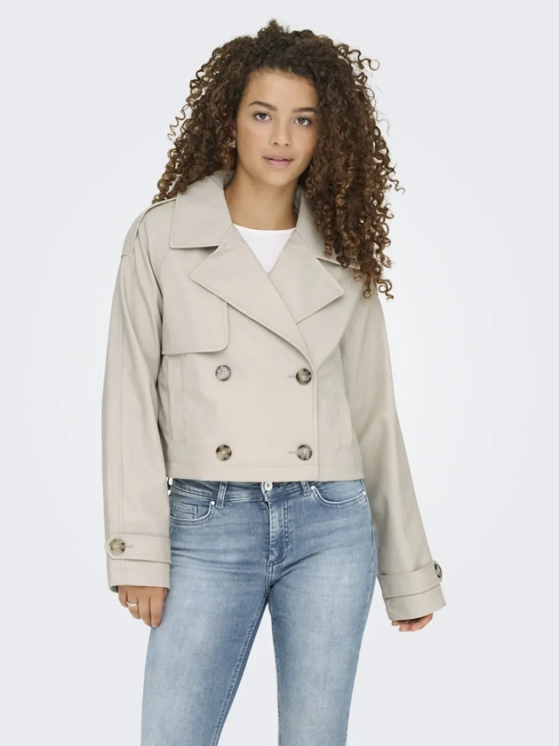 Only Jacken*ONLAMIA FAUX LEATHER JACKET CC OTW pumice stone