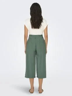 Only Hosen*ONLAMINTA-ARIS LIFE HW PB CULOT WVN dark forest