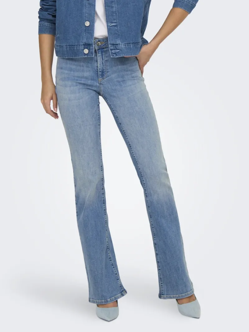Only Jeans*ONLANN MID FLARED DNM SOO611 NOOS Light Blue Denim