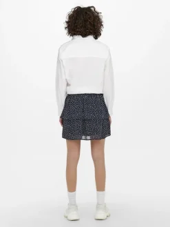 Only Röcke*ONLANN STAR LAYER SMOCK SKIRT PTM Night Sky-DOT W. MACADAMIA