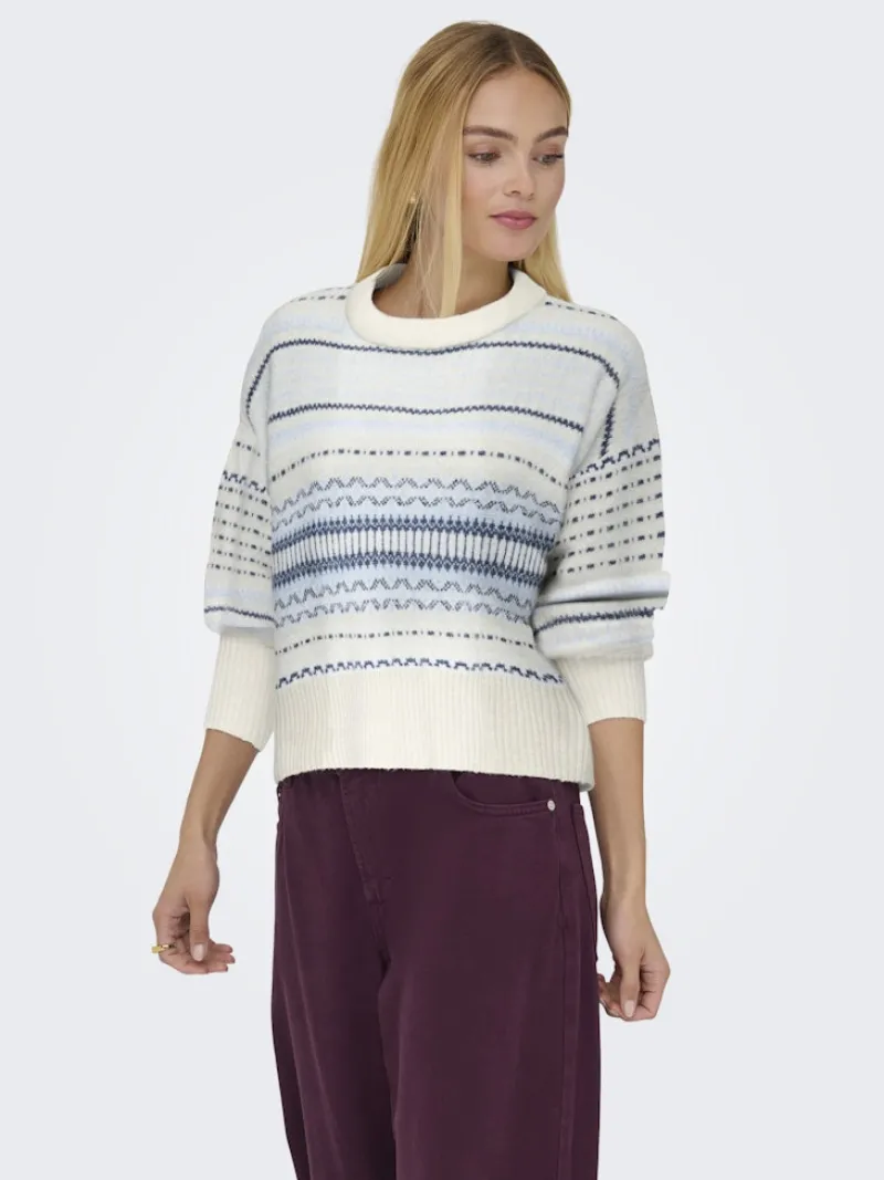 Only Pullover & Sweatshirts*ONLARIANNE L/S PULLOVER KNT NOOS pumice stone2