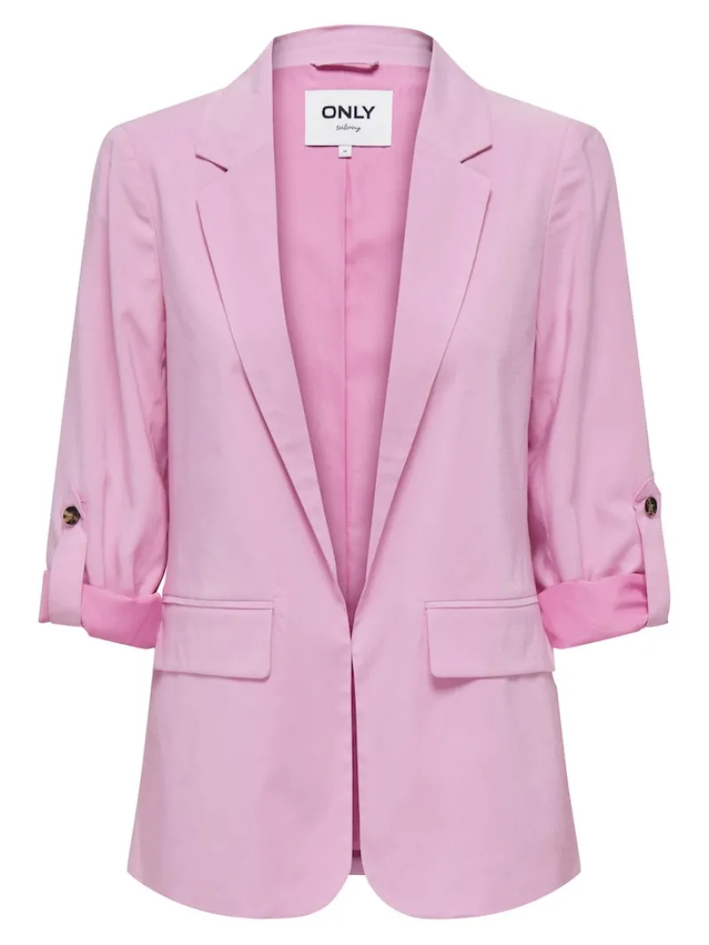 Only Jacken*ONLARIS LIFE 3/4 LOOSE BLAZER CC WVN begonia pink