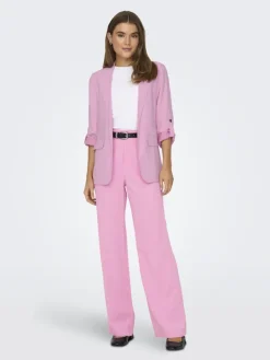 Only Jacken*ONLARIS LIFE 3/4 LOOSE BLAZER CC WVN begonia pink