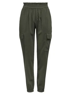 Only Hosen*ONLARIS LIFE HW PB CARGO PANT CC WVN kambaba